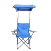 Cross-border outdoor folding chairs with sunshades, portable camping canopies, armchairs, beach chairs, logo customization Specification image